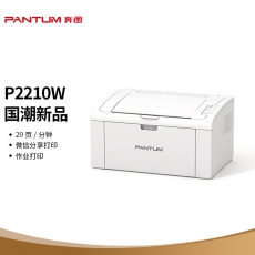 奔图（PANTUM）P2210W 微信分享/小巧机身 黑白激光无线网络WiFi家用作业打印机